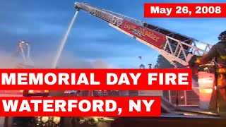 preview picture of video 'Waterford, NY Memorial Day Fire'