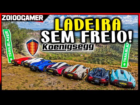 LADEIRA SEM FREIO DE KOENIGSEGG REGERA - FORZA HORIZON 5