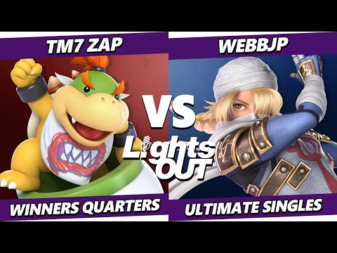 Lights Out - TM7_ZAP (Bowser Jr) Vs. WebbJP (Sheik) Smash Ultimate - SSBU