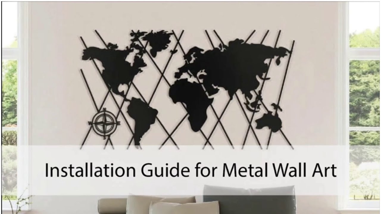 Metal Wall Decor Installation Guide by SRC Decor World