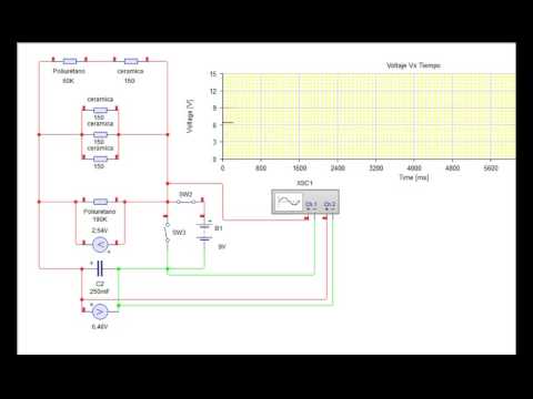 circuito RC recreacion virtual