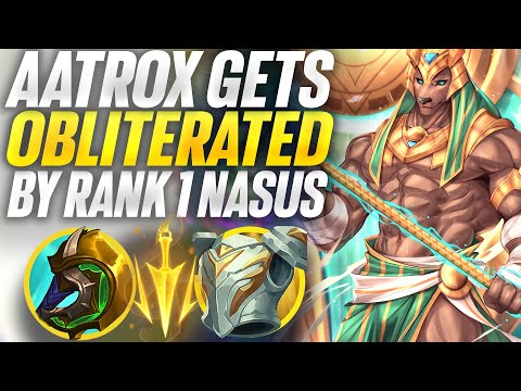 Aatrox gets OBLITERATED by Rank 1 Nasus! | Carnarius | League of Legends
