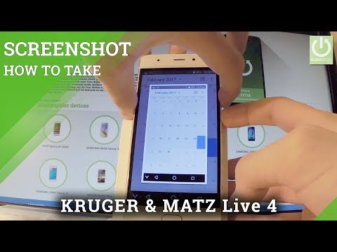 How to Capture Screen in KRUGER & MATZ Live 4 - Take Screenshot