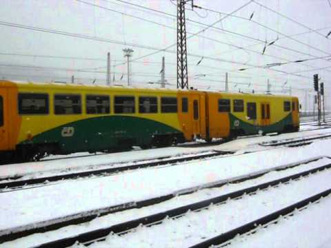 Odjezd zpožděného vlaku Os 16515 - Ústí nad Labem-západ