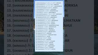 Download lagu KATA KERJA bahasa jepang Part 01 #belajarbahasajepang mp3 Download lagu KATA KERJA bahasa jepang Part 01 #belajarbahasajepang mp3
