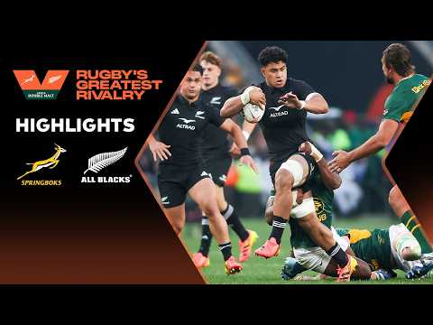 HIGHLIGHTS | Springboks vs All Blacks | 3rd Test | Greatest Rivalry Tour | Sky Sport NZ