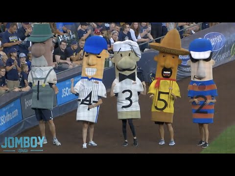 German sausage wins the sausage race, breakdown