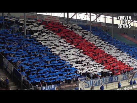 1. FC Magdeburg 4:1 FC Hansa Rostock 05.03.2016 | Choreo & Support