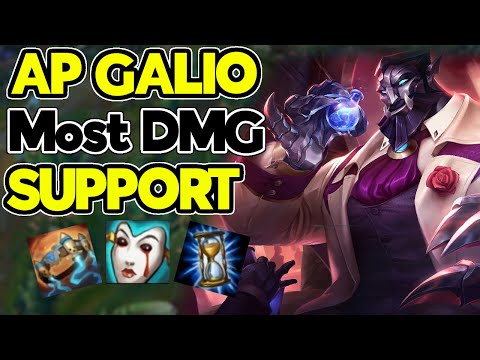 How to play Galio support and do MOST DMG - Challenger league of legends commentary