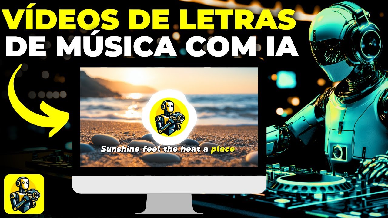 Como fazer VÍDEOS de LETRAS DE MÚSICA ANIMADO com IA!  (VIZZY + Udio) Tutorial Completo