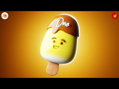 Ice Cream 02 3D Modeling | Blender Ice Cream Modeling | Game Assets in Blender | Part 01