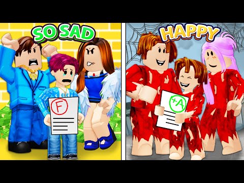 ROBLOX Brookhaven 🏡RP - FUNNY MOMENTS: Rich Family & Poor Family | Roblox Idol