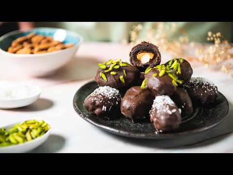 How to make your own Chocodate | Easy & healthy dessert - healthy candy - Super easy no-bake recipe