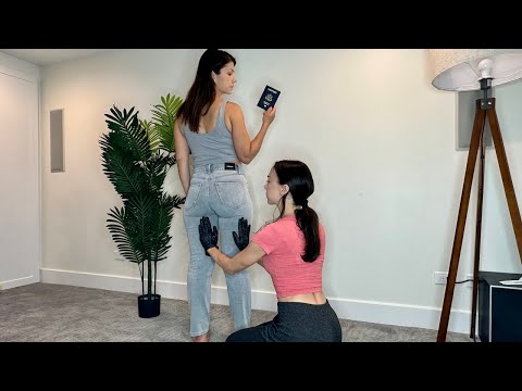 ASMR TSA Security Check - Fast & Aggressive Pat Down Role Play w/@MadPASMR RUTHLESS Tingles to RELAX