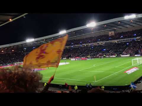 Scotland Vs Slovakia  - Flower of Scotland  - Hampden Park 05/10/17