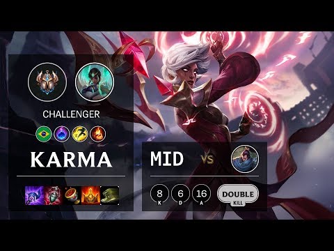 Karma Mid vs Yasuo - BR Challenger Patch 10.6