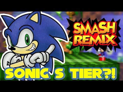 SONIC IS BUSTED!!! Smash Remix 1.1.0 Update Gameplay