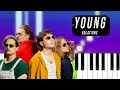 VACATIONS - Young (Piano Tutorial)