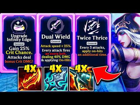 One in a Billion Ashe Highroll: 4x On-Hit Procs PER AUTO | ARAM Mayhem