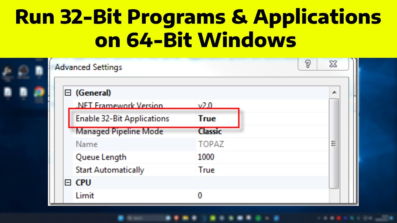 How To Run 32-Bit Programs & Applications on 64-Bit Windows (Install 32-Bit Software Apps on 64-Bit)