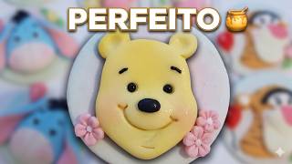 Você nunca viu pirulitos do Pooh assim  (ficaram perfeitos!)