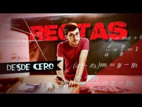 GEOMETRÍA ANALÍTICA: RECTAS en el PLANO