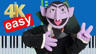 Sesame Street - Honk Around The Clock (Slow Easy Medium) Piano Tutorial 4K