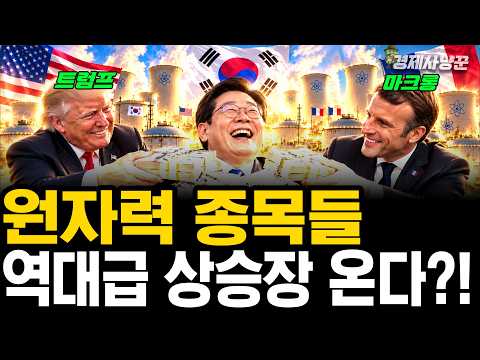 지금 한국 '원자력' 종목으로 글로벌 자금이 쏟아지고 있는 이유