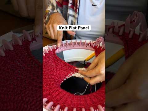 Knit a Flat Panel Knitting Machine