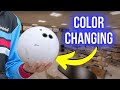 I Threw A COLOR CHANGING Bowling Ball