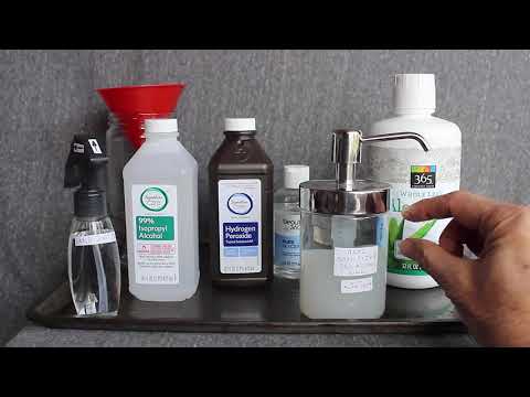 自家製の手の消毒剤の原料としてアロエベラ (Aloe Vera as a Homemade Hand Sanitizer Ingredient)