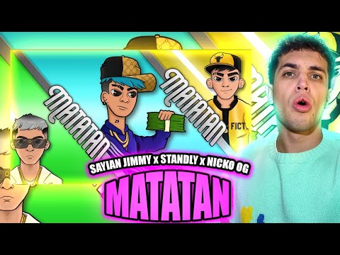 (REACCIÓN) MATATAN - Sayian Jimmy x Standly x Nicko Og Clk (OFICIAL VIDEO LYRICS) ANIMADO