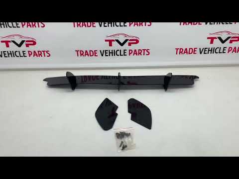 Fits VW Golf GTI MK6 2008-2013 Rear Bumper Diffuser Splitter Spoiler Gloss Black video