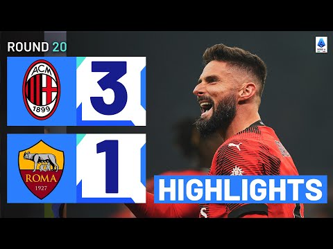 Resumen de Milan vs Roma Jornada 20