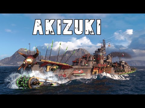World of WarShips Akizuki - 8 Kills
