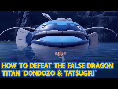 How To Defeat The False Dragon Titan "Dondozo & Tatsugiri" - Pokemon Scarlet & Violet