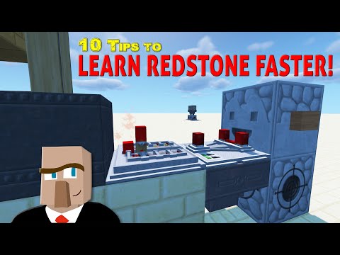 10 Tips to LEARN REDSTONE FASTER - A Minecraft How-To Video