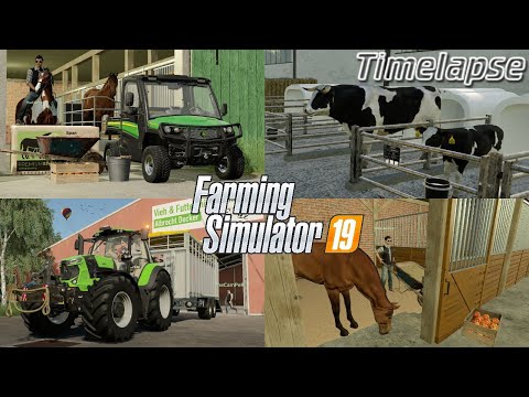 Selling BULLS & starting HORSE BREEDING with The CamPeR! 🐮🐴 | [FS19] - Timelapse #22