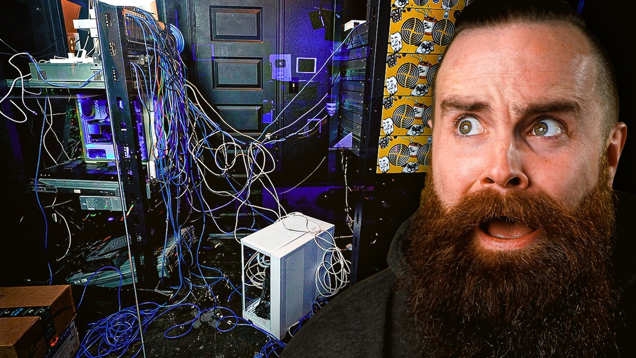 Your Cable Management SUCKS!! (Fixing My Server Room)