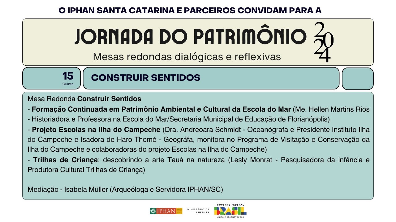 Mesa redonda "Construir Sentidos"