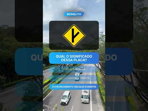 VOCÊ SABE O SIGNIFICADO DESSAS PLACAS?