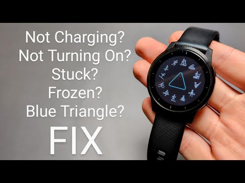 FIX - Any Garmin Watch - Doesn't Turns On , Not Charging, Dead, No Response ,Frozen Blue Triangle