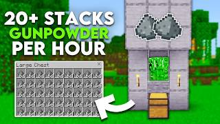 EASIEST CREEPER XP Farm Minecraft Bedrock 1.21+! (MCPE/Xbox/PS4/Nintendo Switch/Windows10)