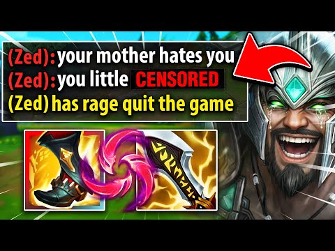 Ho picchiato così duramente questo Zed tossico che gli ho rovinato tutta la giornata (SI È INCAZZ...