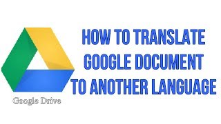 How To Translate Google Document To Another Language
