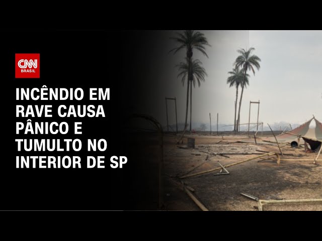 Incêndio em rave causa pânico e tumulto no interior de SP | CNN NOVO DIA