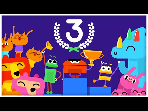 "The Number Three," Number Songs by StoryBots | Netflix Jr