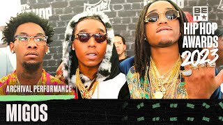 Migos Gets The Stage Lit With &#39;Handsome and Wealthy&#39; &amp; &#39;Fight Night&#39; | Hip Hop Awards &#39;23