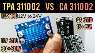 Download lagu TPA 3110 D2 vs CA 3110 Testing with 12V to 24V | A Dangerous Journey mp3 Download lagu TPA 3110 D2 vs CA 3110 Testing with 12V to 24V | A Dangerous Journey mp3