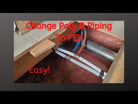 Change The Old Poly B Plumbing Pipes In Your Mobile Home To PEX : E052 / BC Renovation Magazine